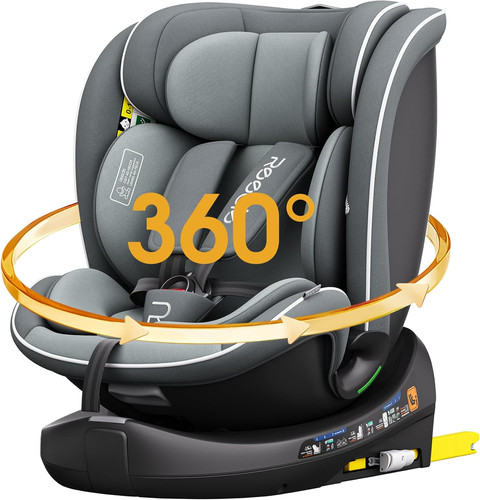 Size 360 swivel baby car - i-size,